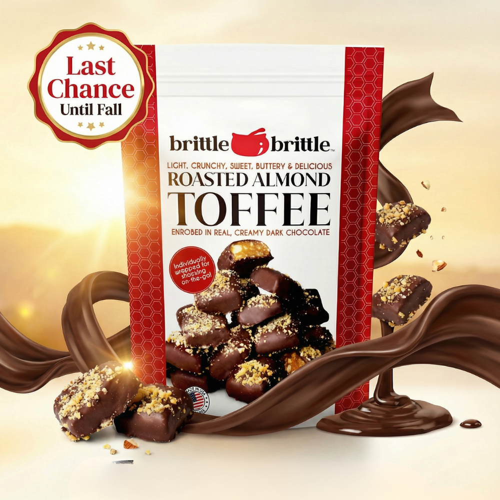 Roasted Almond Toffee 4oz Snack Pouch