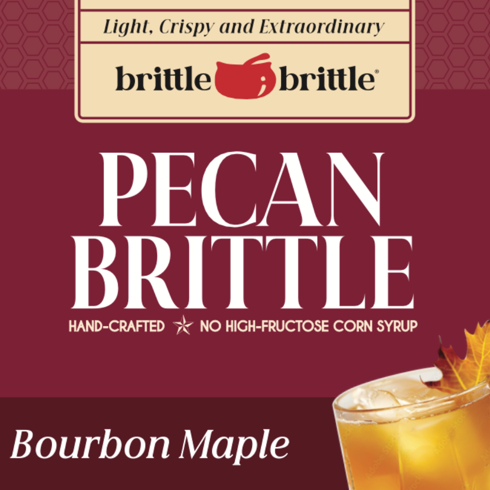 Bourbon Maple Pecan Brittle – Handcrafted Southern Sweet Crunch (5 oz)