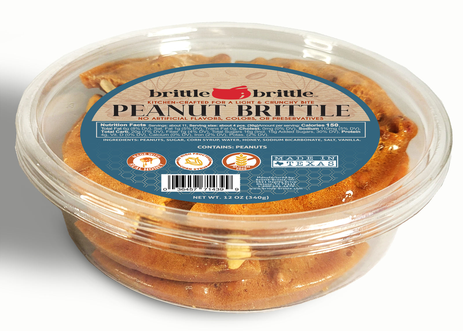 Peanut Brittle 12 oz