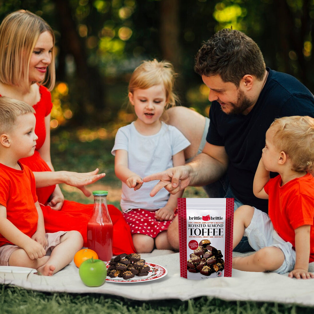 Family Enjoy Brittle Toffee
