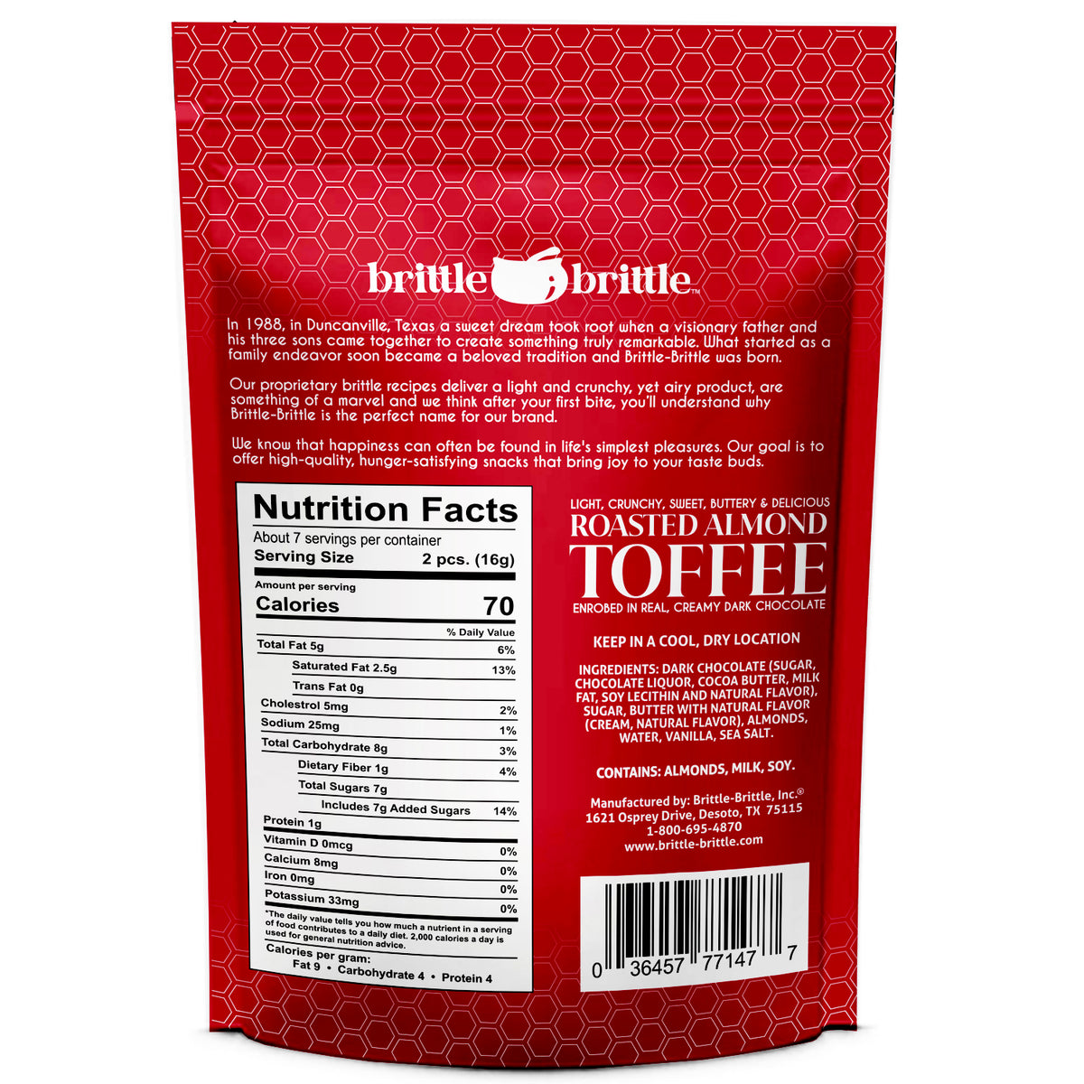 Roasted Almond Toffee