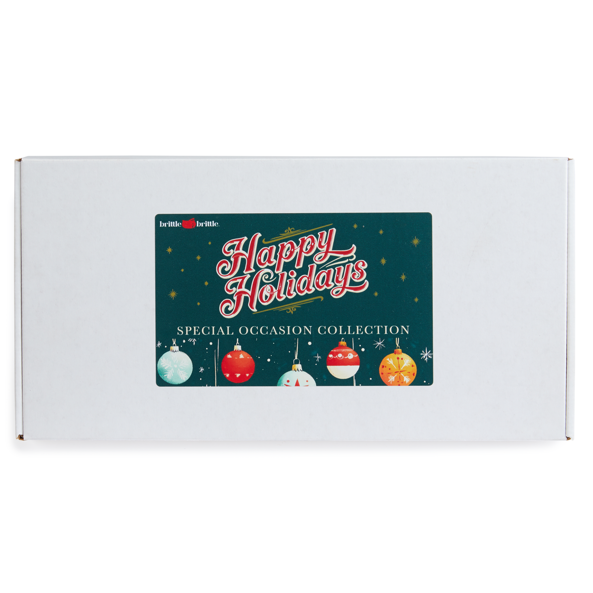 Texas Holiday Trio gift box from Brittle-Brittle, Special Occasion Collection holiday packaging