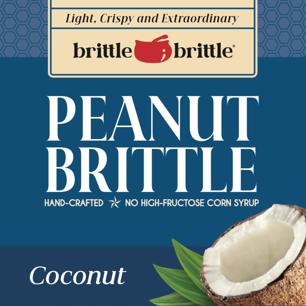 Coconut Peanut Brittle – Handcrafted Tropical Crunch (5 oz)