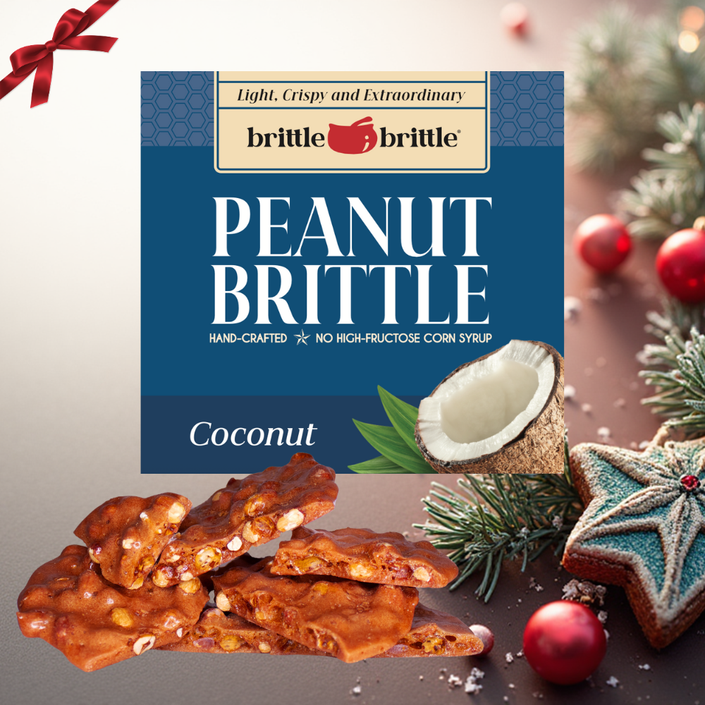 Coconut Peanut Brittle – Handcrafted Tropical Crunch (5 oz)