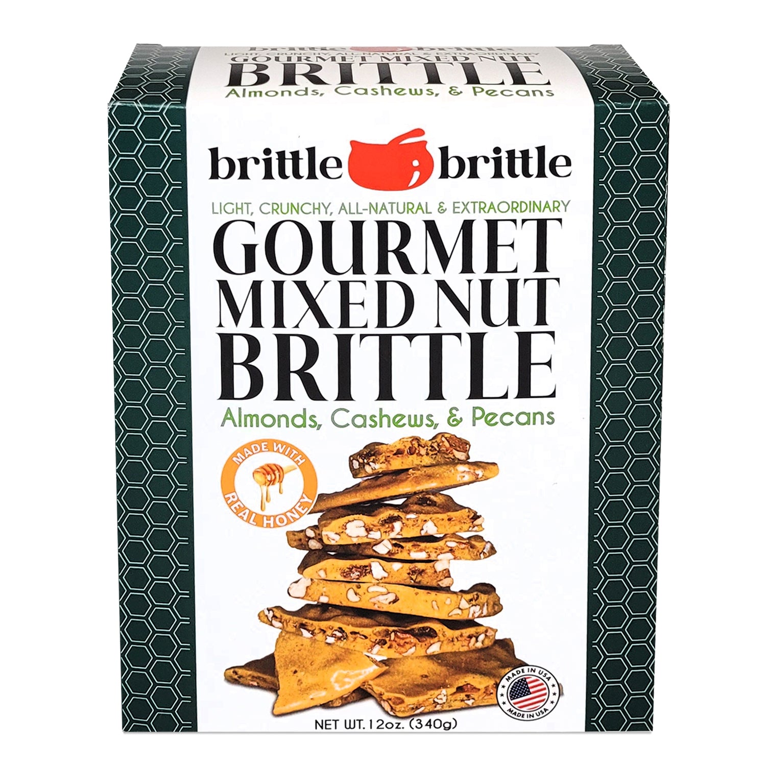 Gourmet Mixed Nut Brittle (12oz)