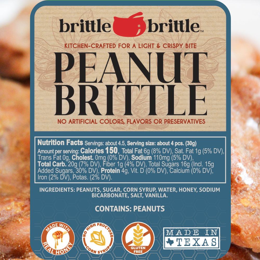 Gourmet Peanut Brittle (5 oz.)