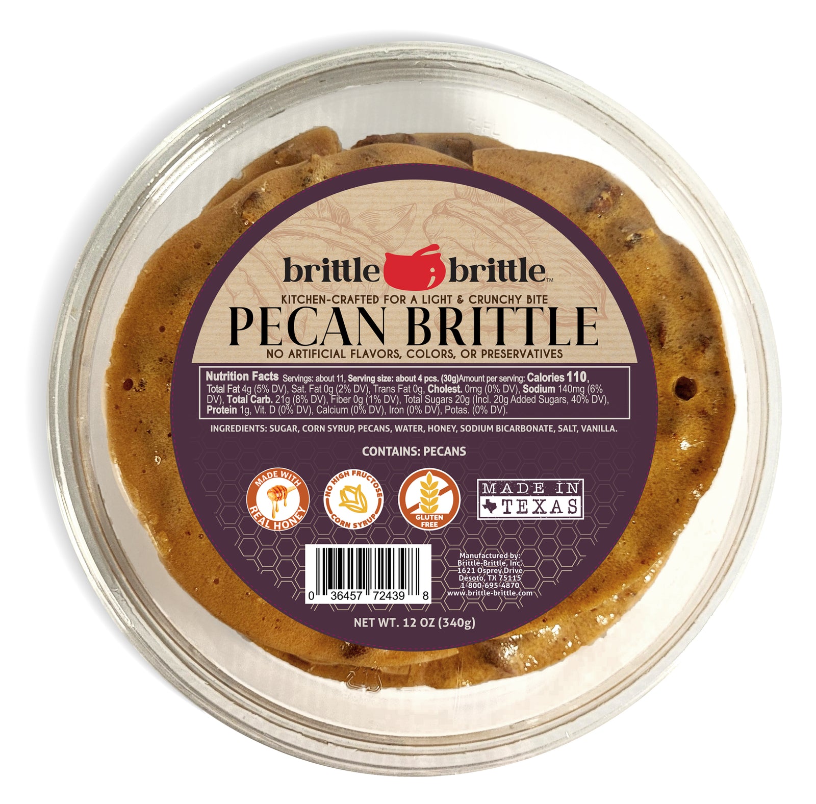 Pecan Brittle (12oz)