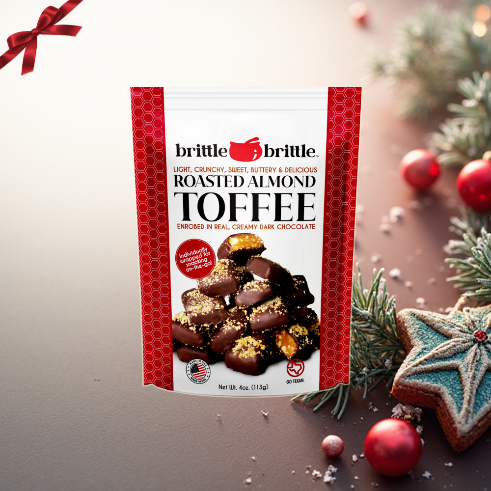 Roasted Almond Toffee 4oz Snack Pouch